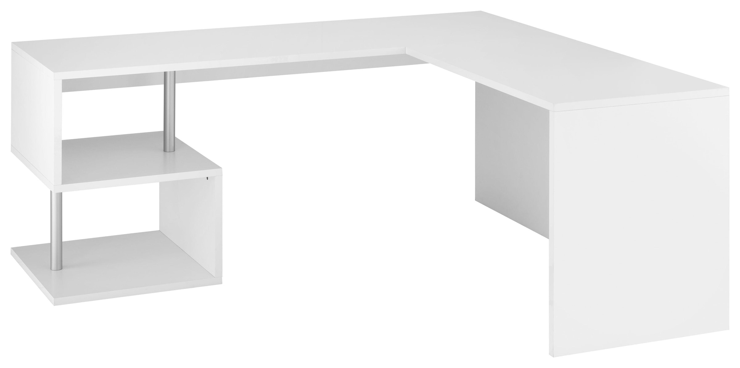 INOSIGN Eckschreibtisch »Esse, Schreibtisch im modernen Design« mit oder ohne Monitoraufsatz Breite 180/160 cm, 
