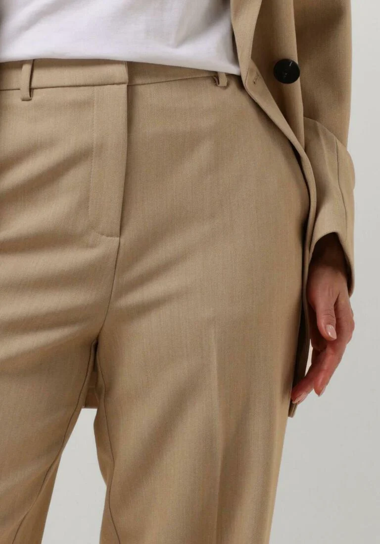 Y.A.S. beige y.a.s. pantalon yaslikka hw wide pants s.