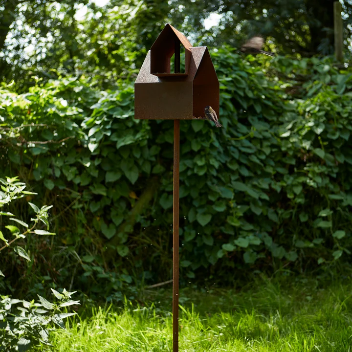 Frederik Roijé - Size Matters Vogelhäuschen, corrosion brown