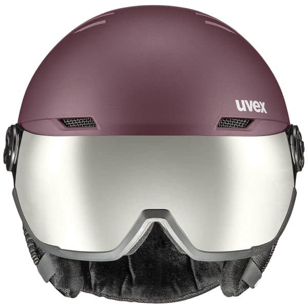Casque de ski UVEX WANTED VISOR BRAMBLE ANIQUE ROSE MAT