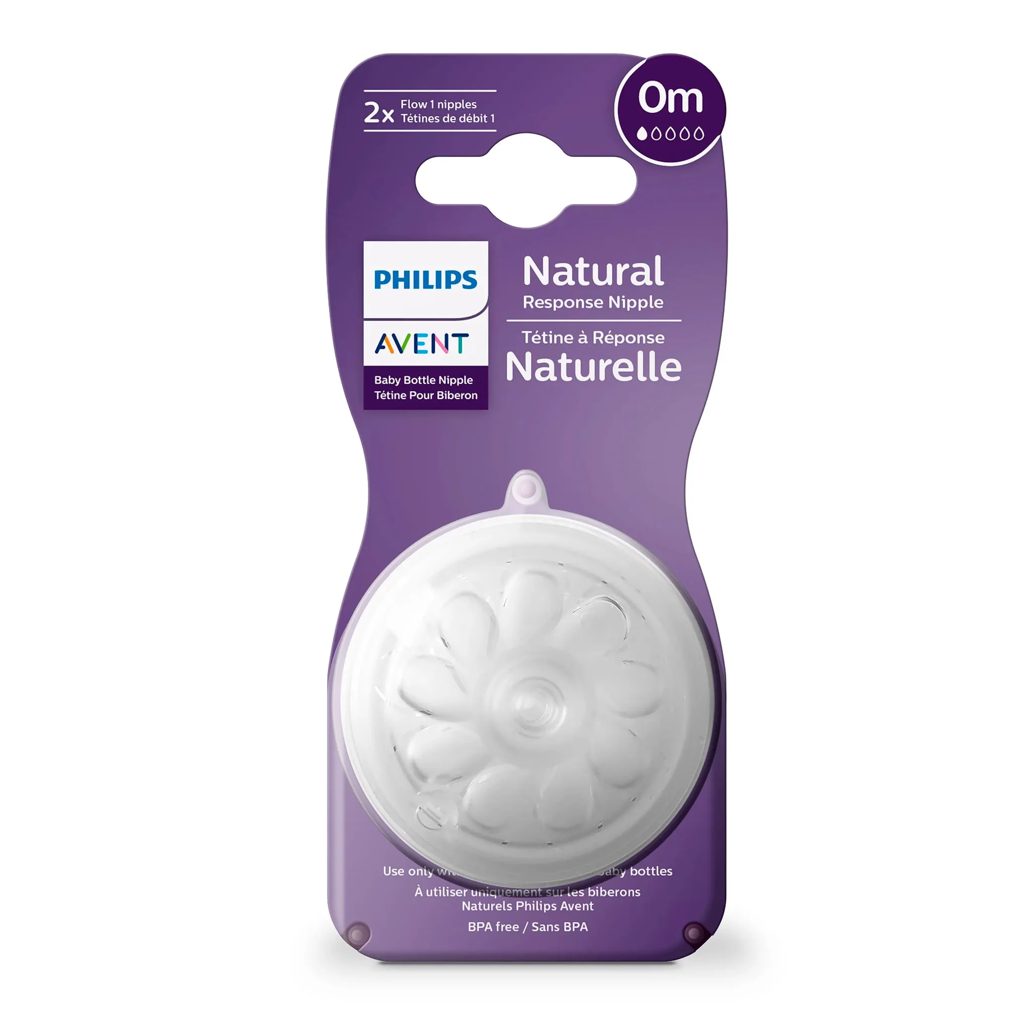 Philips Avent Tétines(2)Naturel 0m+ Niveau 1