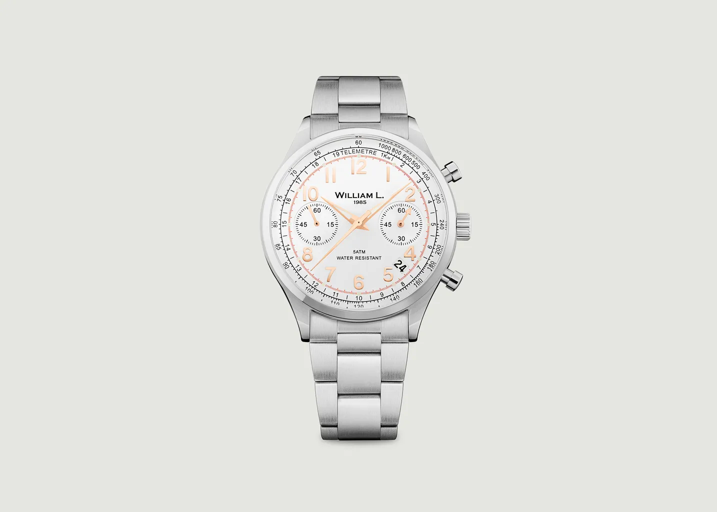 Montre Vintage Style Chronograph william L. 1985