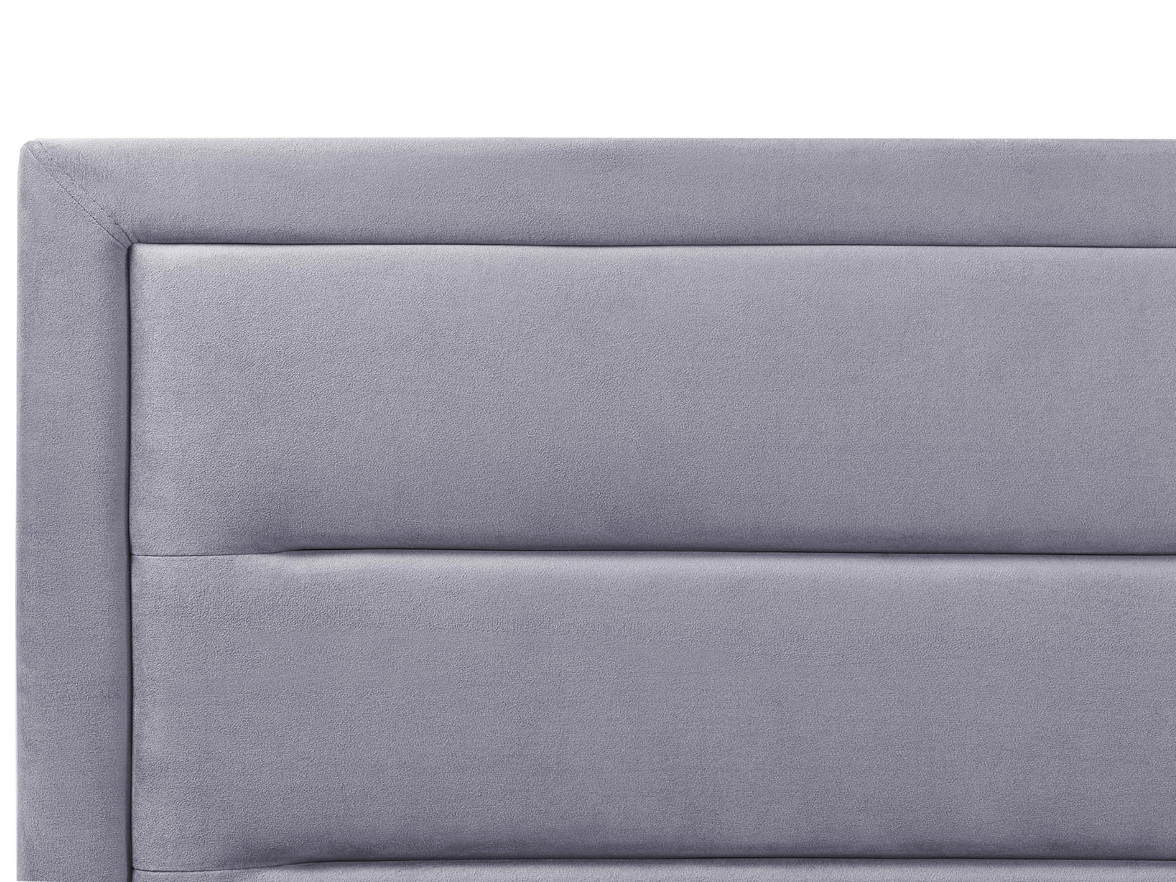 Bed met opbergruimte Fluweel ROUEN 180 x 200 cm Donkergrijs