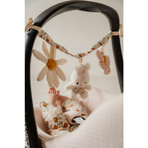 Chaîne d'activités pour poussette Miffy Vintage Flowers - LITTLE DUTCH