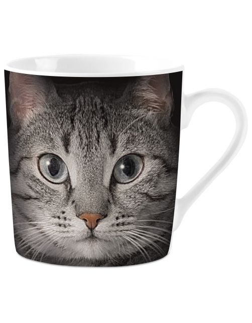Plenty Gifts Mok Pg Grey Cat's Eyes - Cadeau - per stuk