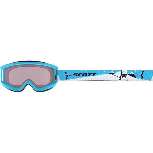 Masque de ski SCOTT JR AGENT BLUE/WHITE / ENHANCER