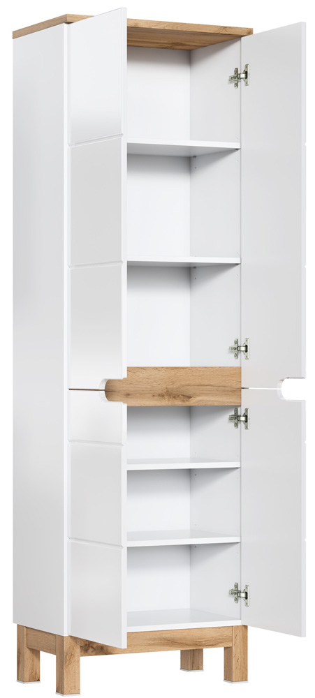 Comad Bali White 805 FSC kolomkast 187x60cm eiken/wit