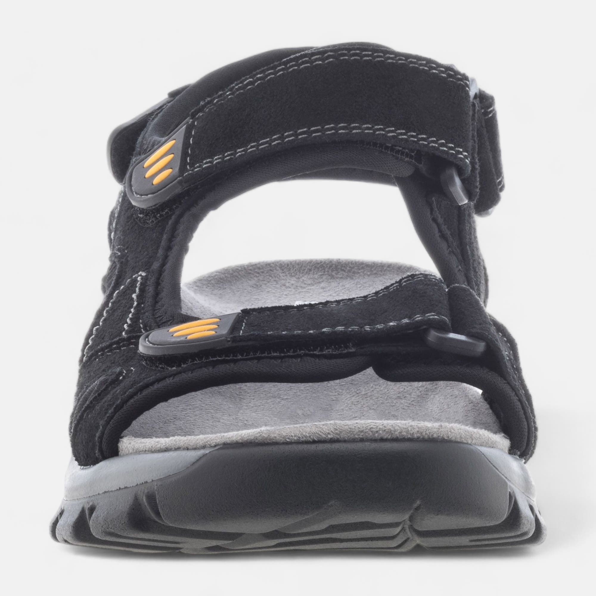 Sandales Homme en cuir noir