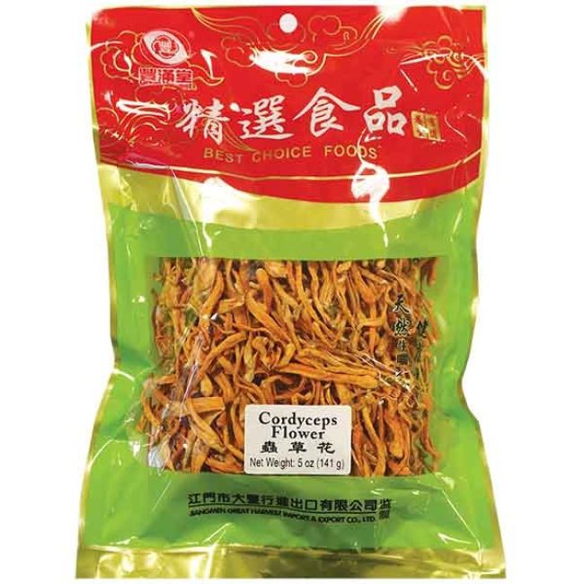 Great Harvest Gedroogde Cordyceps Bloem (Paddenstoel) 141g