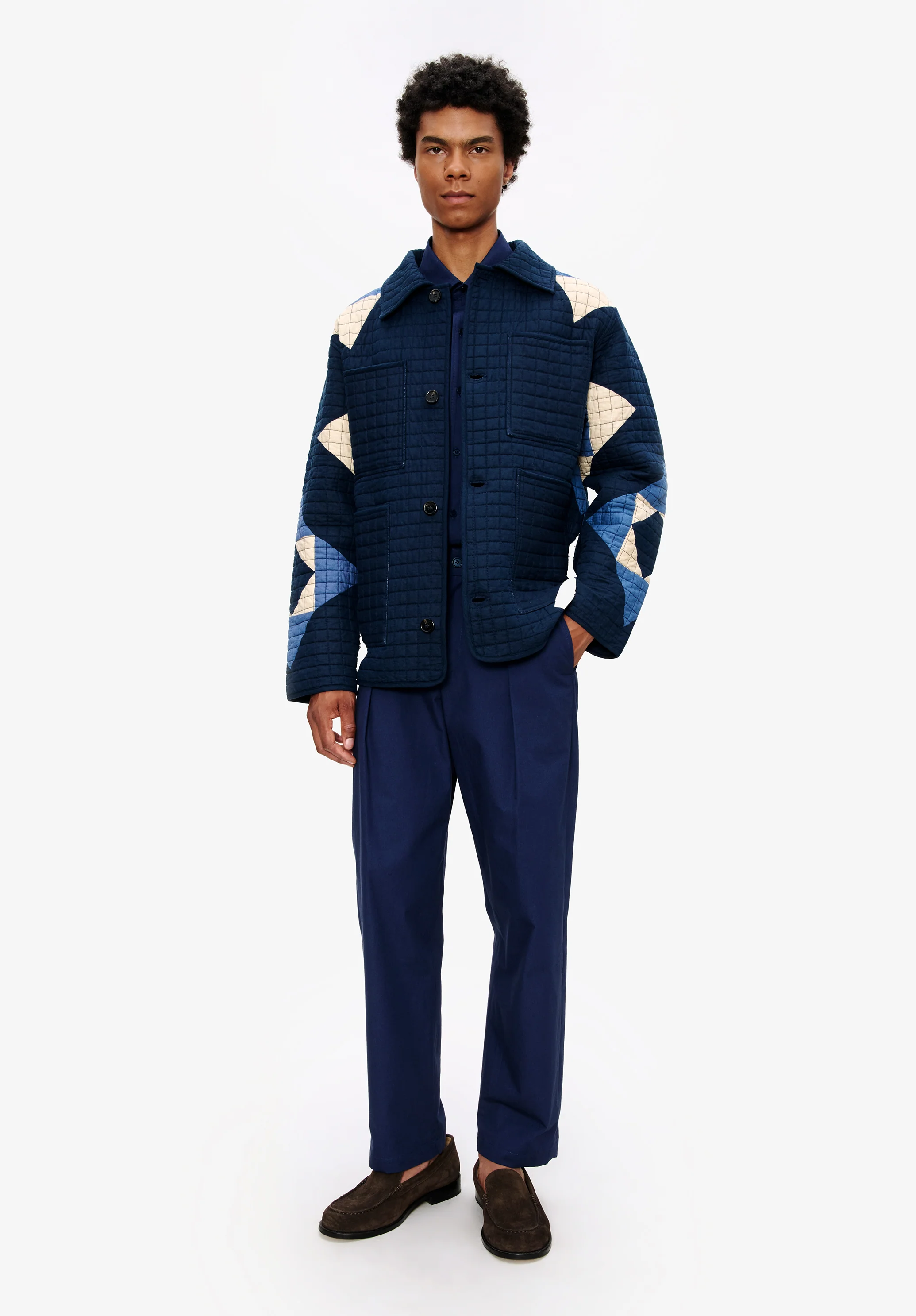 Veste Quiltée - Indigo