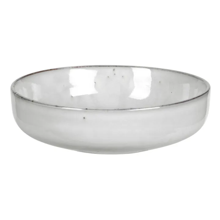 Broste Copenhagen Assiette creuse Nordic nordic sand en grès | Gris clair