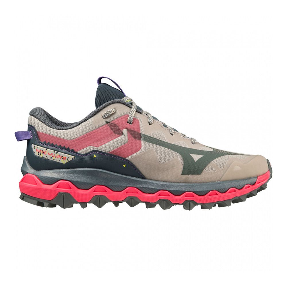 Mizuno WAVE MUJIN 9 - Chaussures trail Femme moonstruck/stormyweather/h.pink