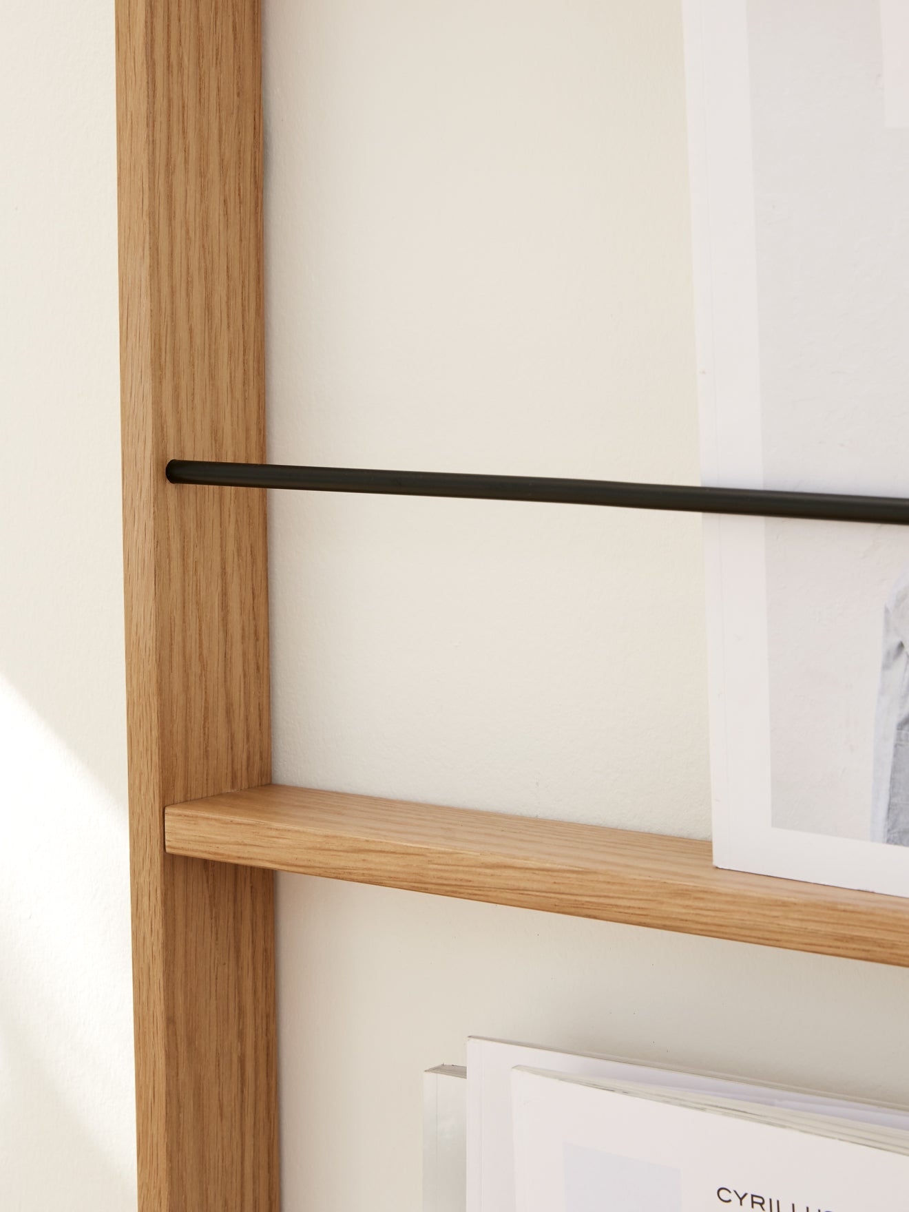 Étagère murale pour magazines