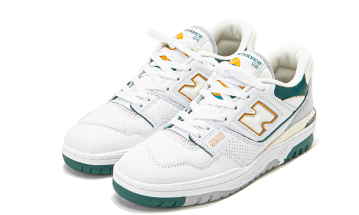 New Balance 550 White Nightwatch Green - 48h Delivery