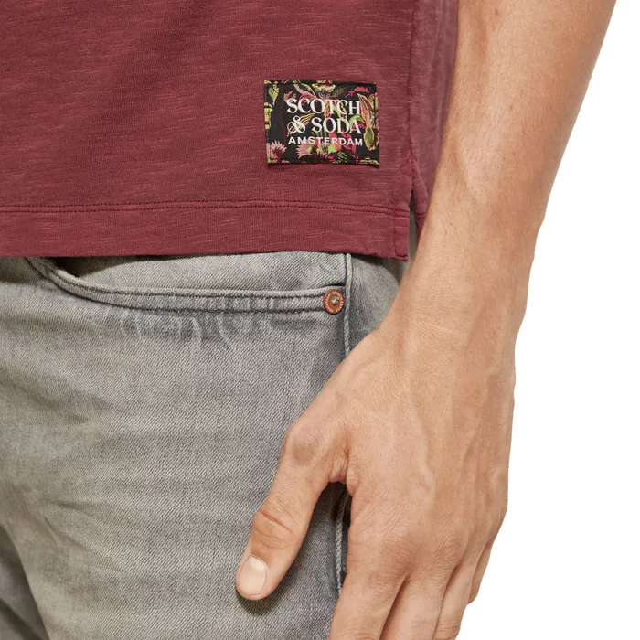Scotch & Soda Garment Dyed Pique Polo Heren