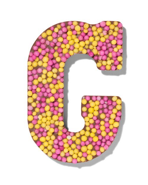 lettre G en chocolat au lait 135g