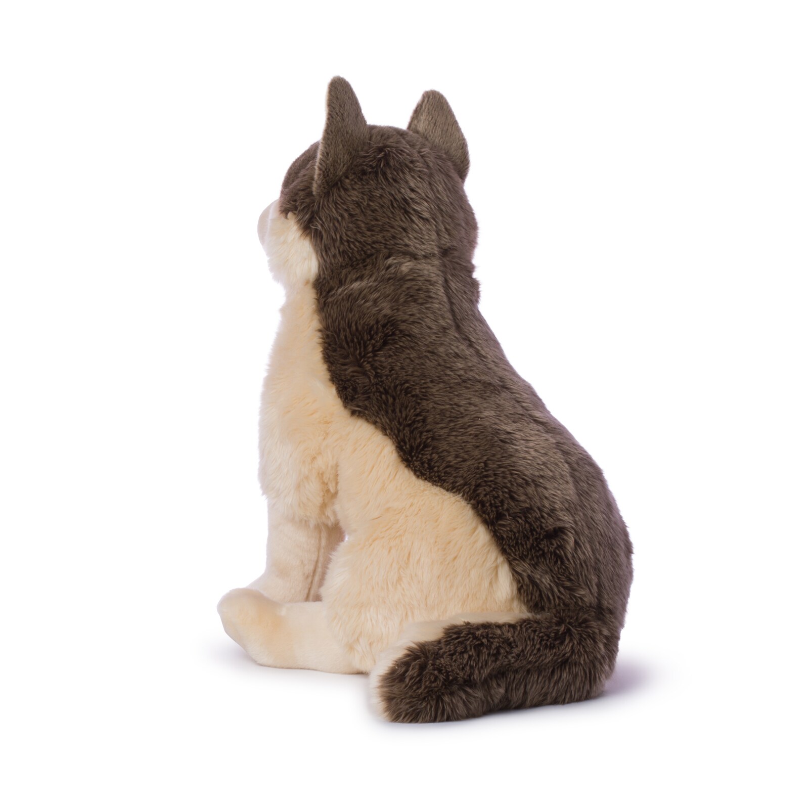 WWF - Plüschtier - Wolf (sitzend, 70cm) lebensecht Kuscheltier Stofftier Plüschfigur