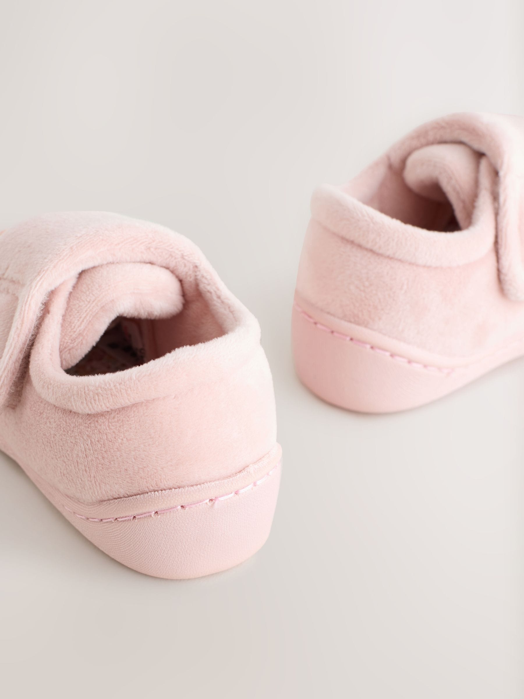 Roze vlinders - Pantoffels met antislip-zool