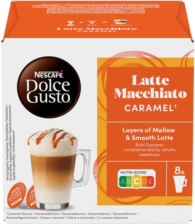 Nescafe Dolce Gusto Caramel Latte Macchiato kapsler (16 stk)