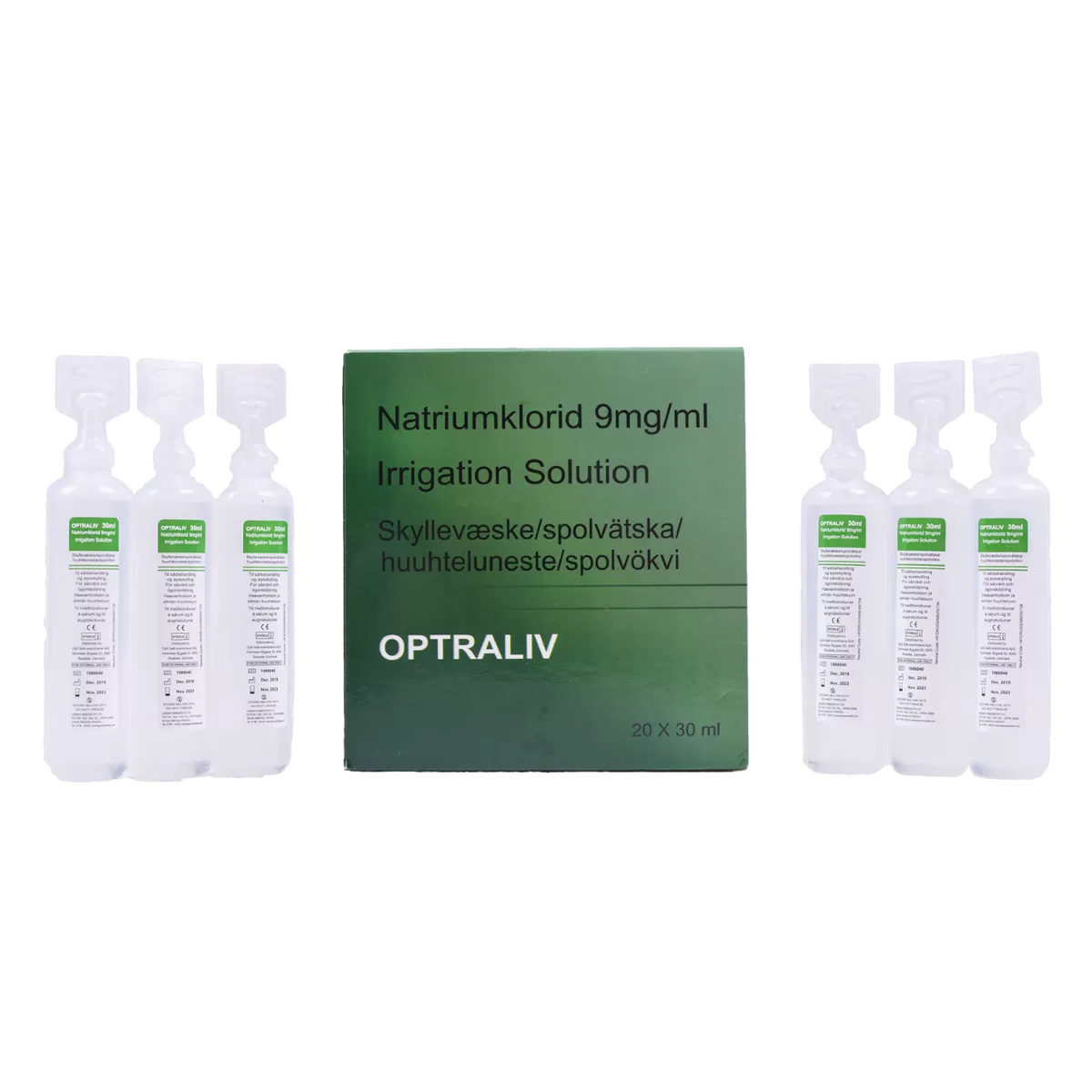 Optraliv øjenskyl 20 x 30 ml