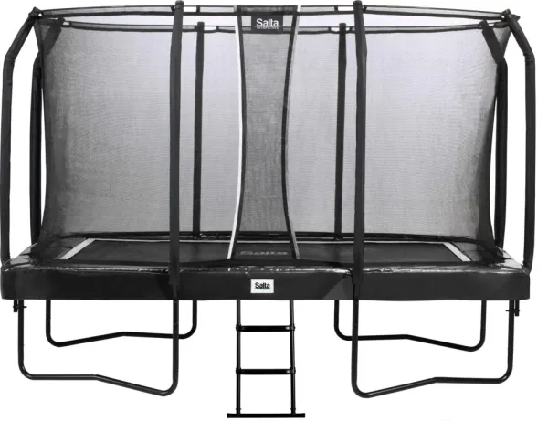 Salta 5376A, Trampolin, Rektangulær, 180 kg, 5 År, Safety net, Sort