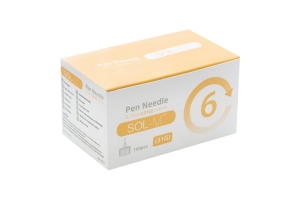 SOL-M Pen Nadel 31G 0.25mmx6mm, 100 Stück