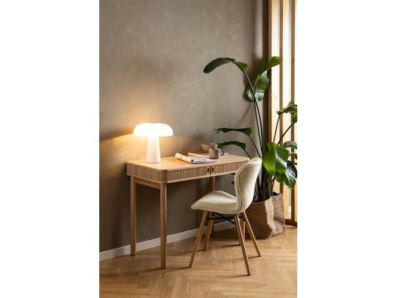 AC Design Tisch Langley, Eiche Schreibtisch für ein elegantes Heimbüro