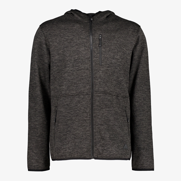 Mountain Peak heren outdoor fleece vest zwart