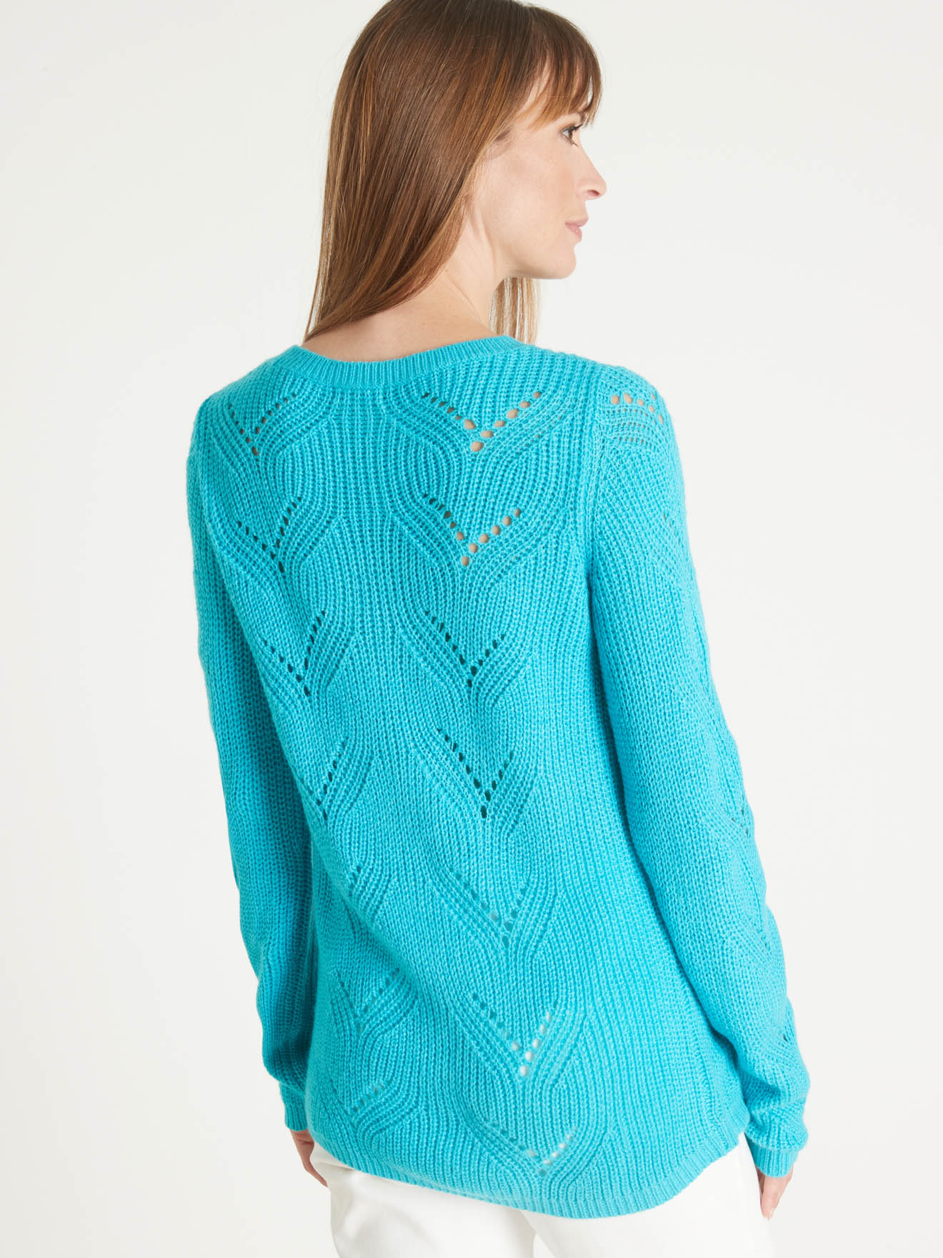 Pull en côtes perlées