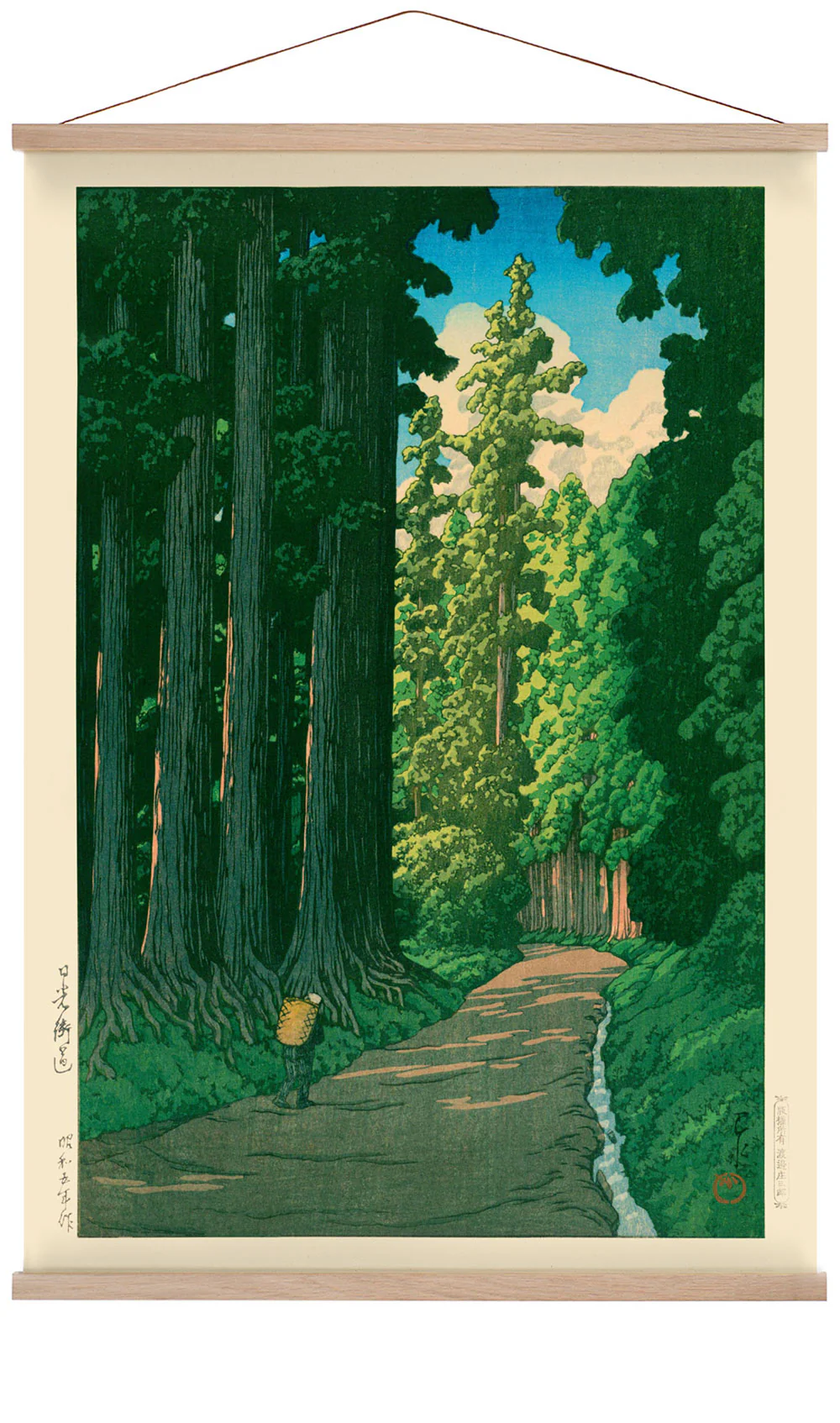 Straße nach Nikko von Hasui