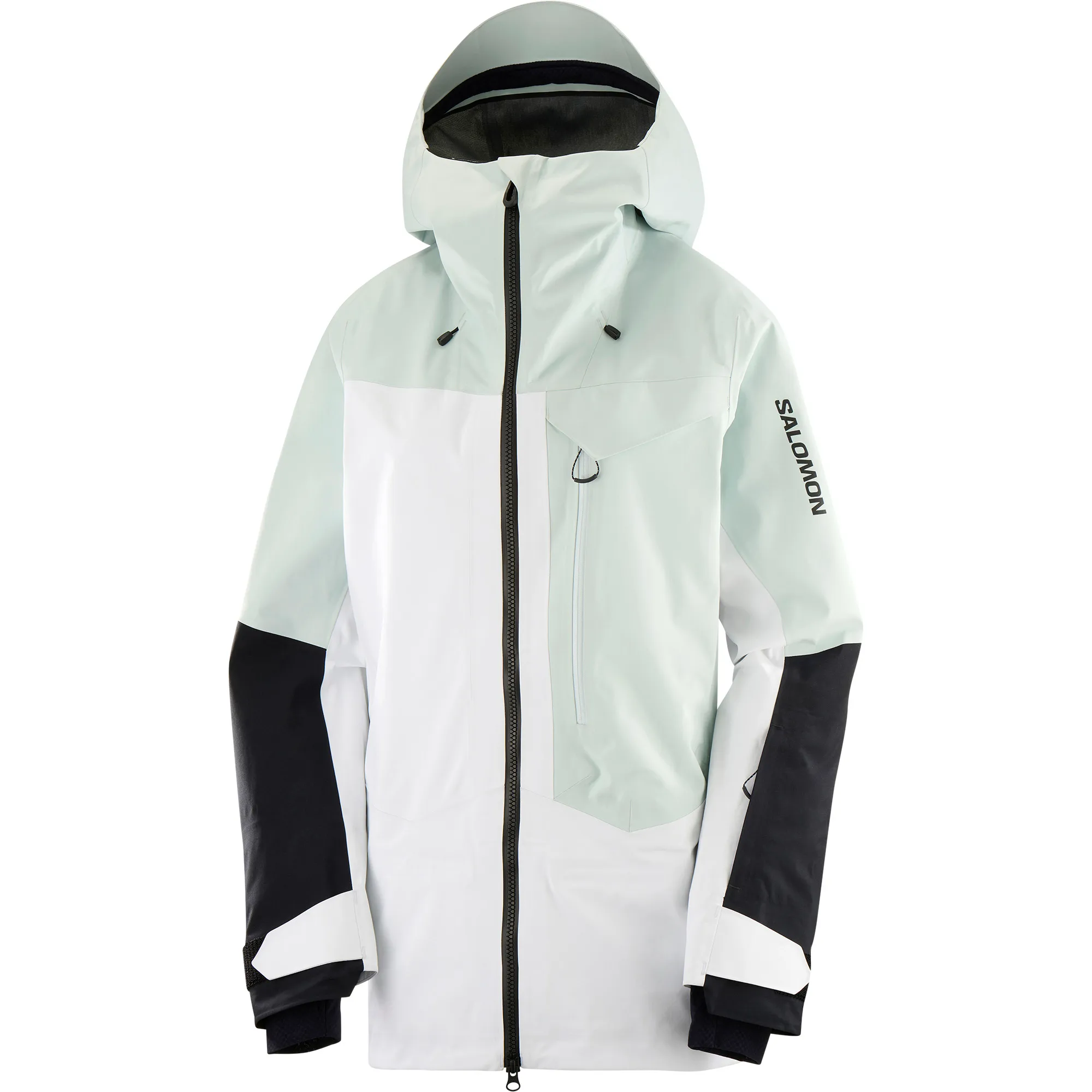Salomon Moon Patrol Goretex Jkt W Misty Blue / White / Deep Black