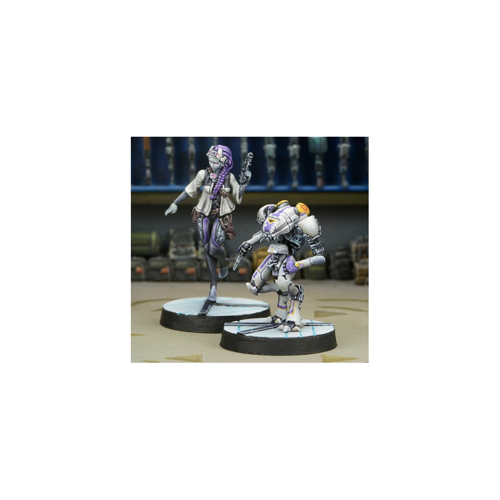 Infinity - Aleph : Danavas Hacker & Karkata Remote Ancillary Unit (Knife Breaker Pistol)