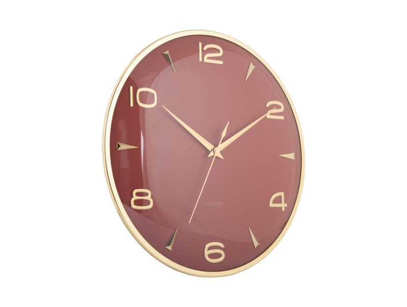 Wall Clock Sienna Glow KA6017BK Black