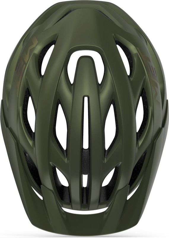 MET - Veleno - Fietshelm - Olive Iridescent Matt - Voor Mannen en Vrouwen