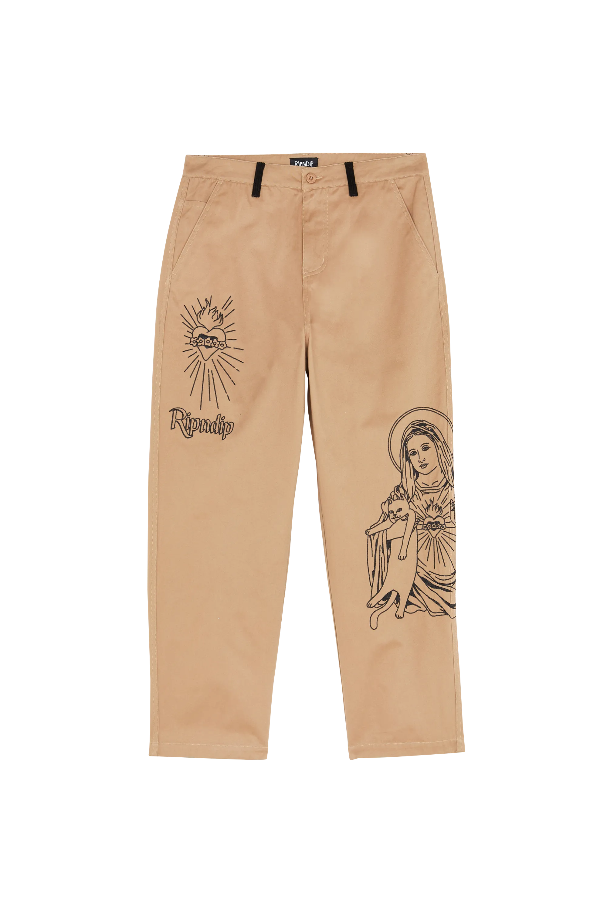 RIPNDIP Pantalon MOTHER MARY Marron