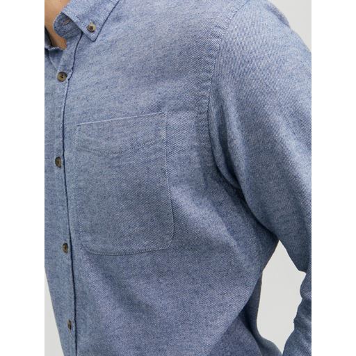 Jack&Jones Classic Melange Skjorte, Faded Denim, XXL