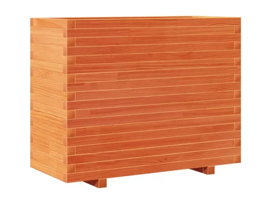 Jardinière bac lit surélevé bois marron 90 x 40 x 72 cm 02_0038514
