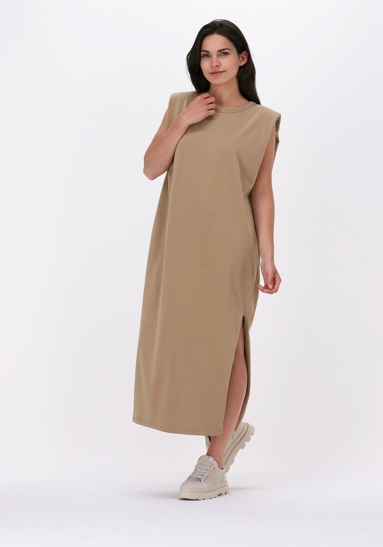 CATWALK JUNKIE bruine catwalk junkie midi jurk dr rosalina