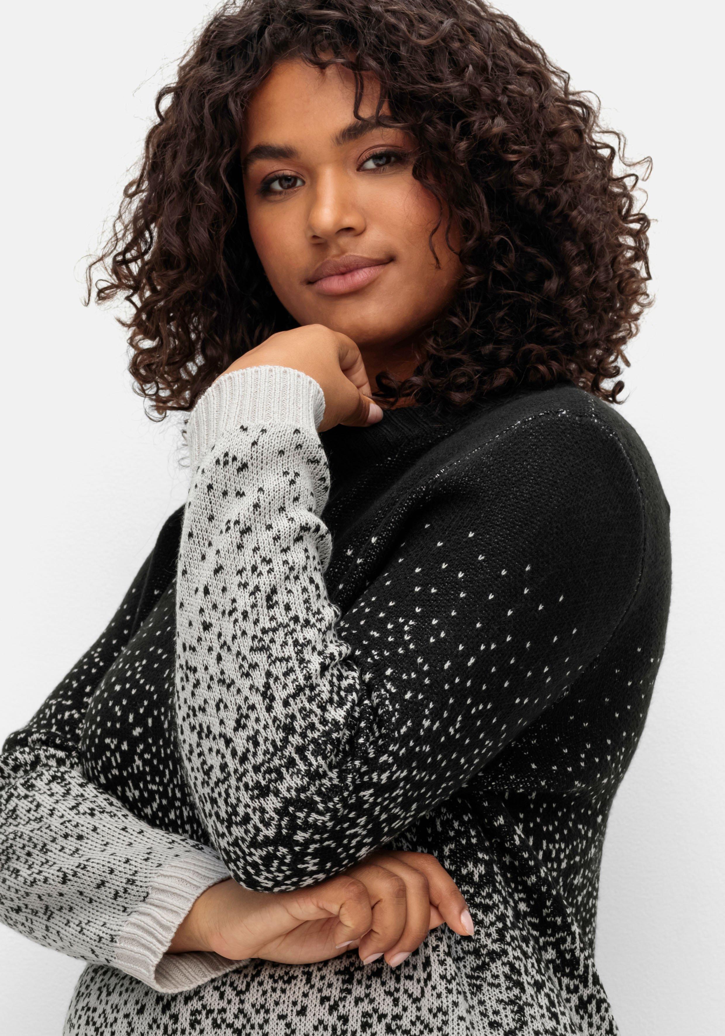 Pullover im Jacquardstrick, mit Farbverlauf