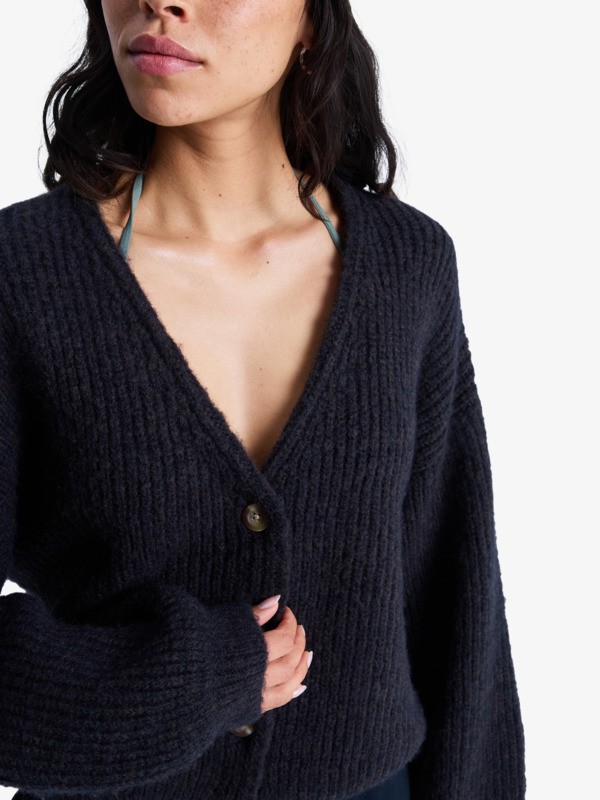 Marble Tiles Gilet Noir Femme
