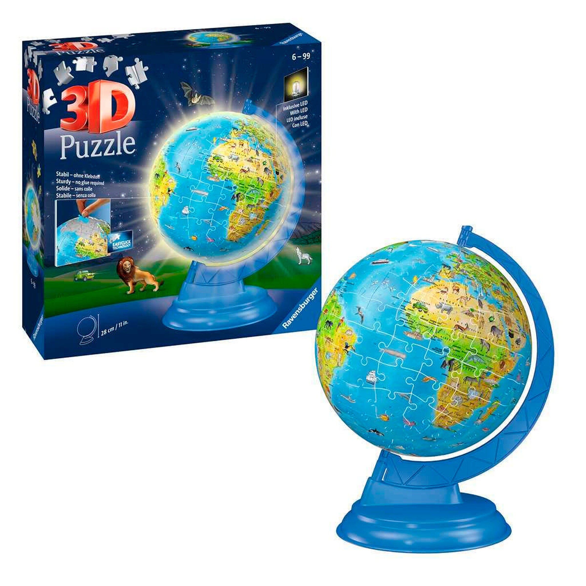 Ravensburger Kinderglobus mit Licht deutsch