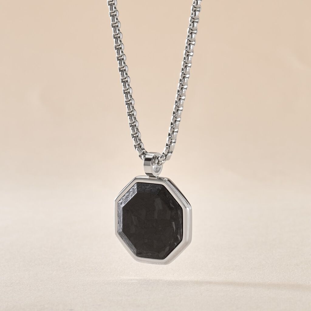 Collier Blake Acier Argenté