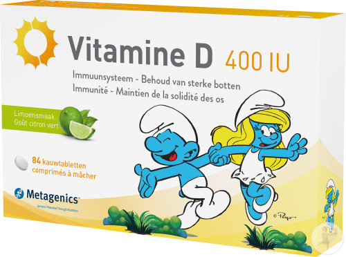 Metagenics Vitamine D 400UI 84 Comprimés À Macher