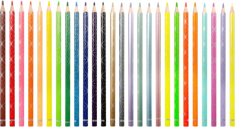Kores - Kolores Style - Kleurpotloden - 26 Kleuren - Driehoekig