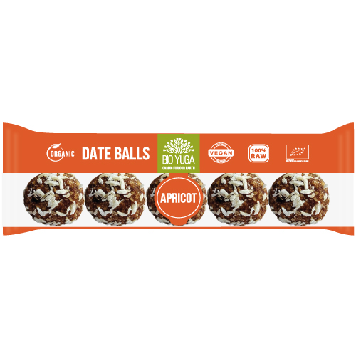 Bioyuga Date Balls Apricot Bio (45 gr)