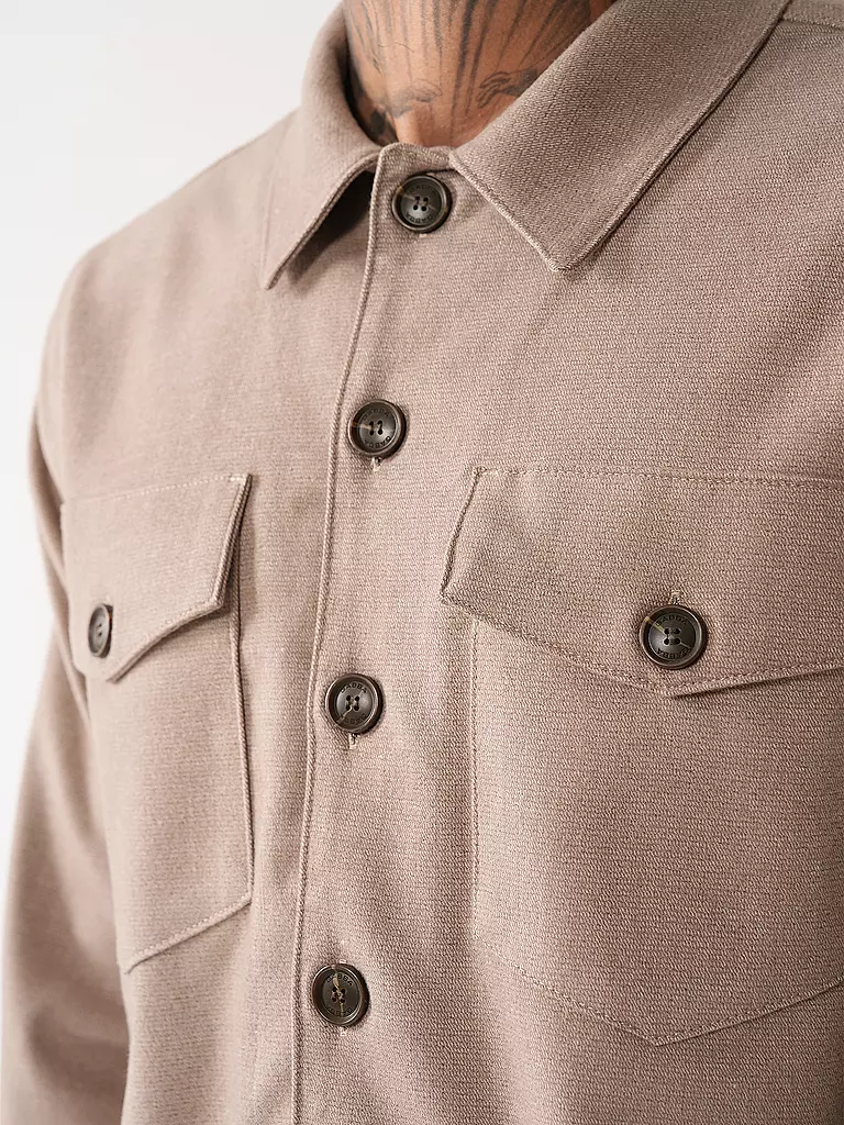 GABBA Overshirt CLIPPER SHAFI  braun