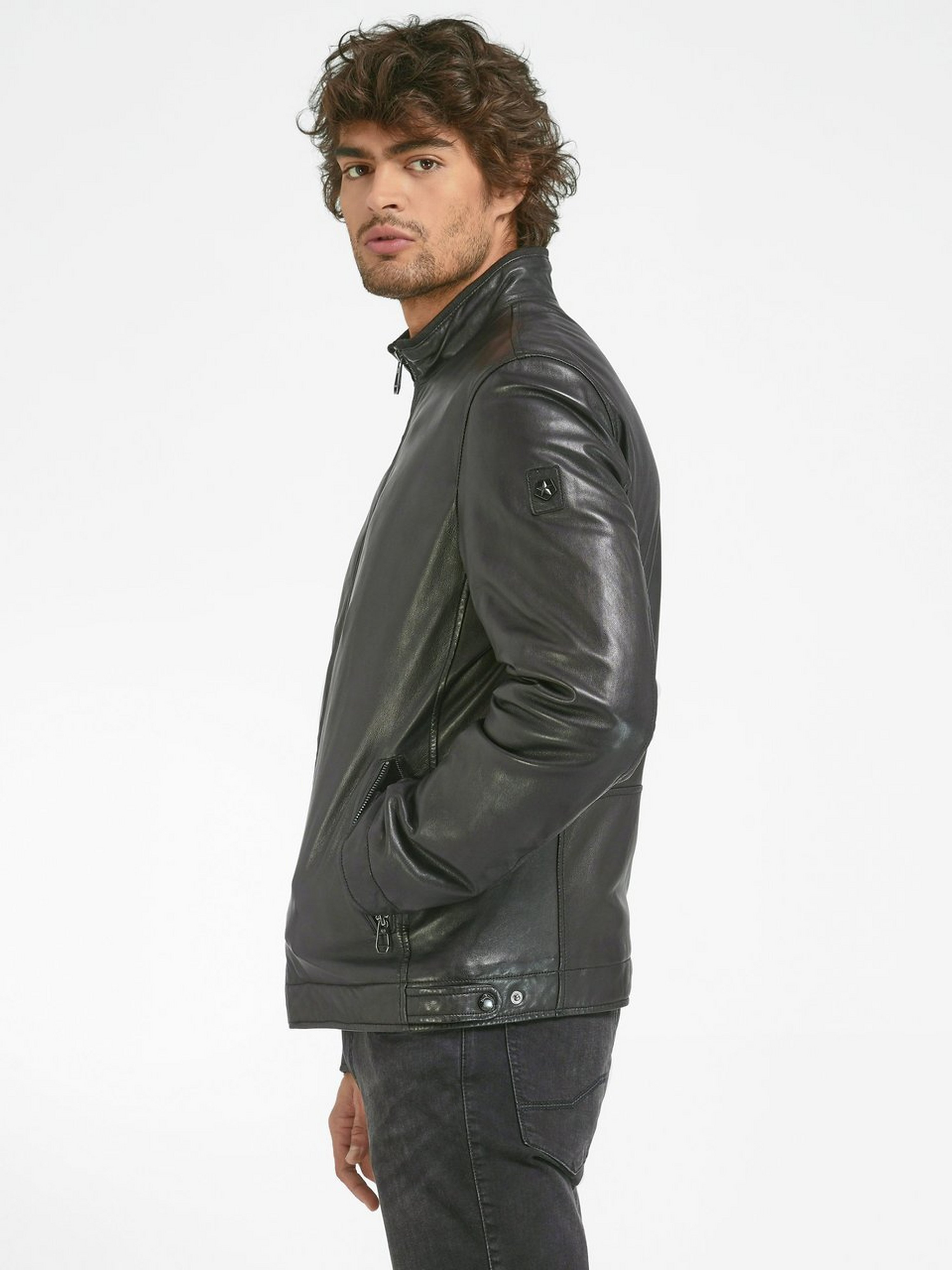 Lederjacke