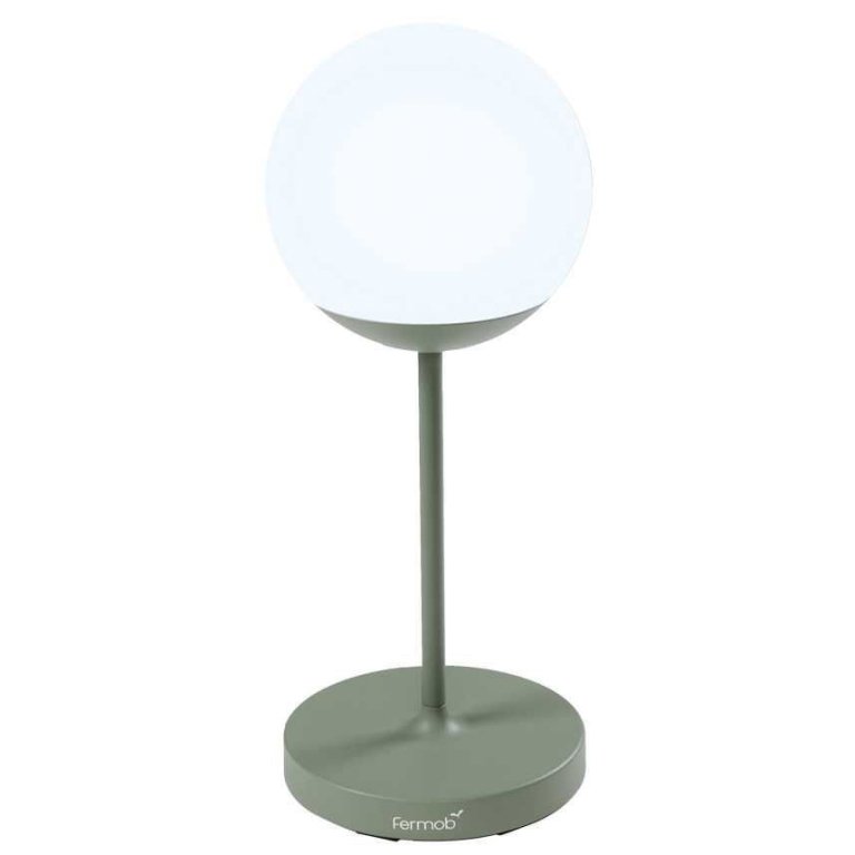 Fermob MOOON! tafellamp H63 LED oplaadbaar cactus