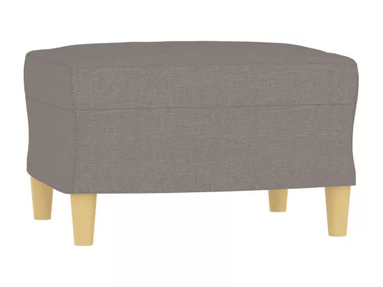 Repose-pied Taupe 60x50x41 cm Tissu