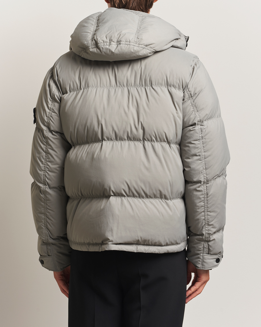 Stone Island Ripstop Cordura Padded Down Parka Cement